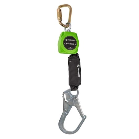 Safewaze Latitude 6' Single Web SRL: Carabiner, Rebar Hook 019-5046
